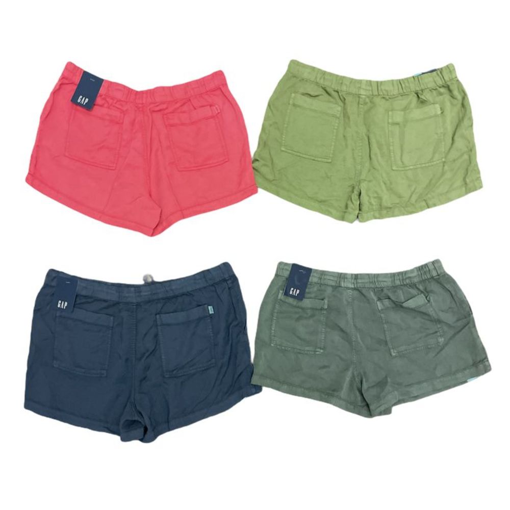 Silver Bells - GAP Women's Soft Lightweight Drawstring Waist Pull-On Shorts w/ P - Picture 2 of 2